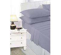 Ethel May Extra Large Luxury Pillowcase Pair Polycotton 22x31 inch, 55x78 cm To Fit Large Pillow, Box Pillow, By Papa Jones Ltd, Pillowcases, Pillow Cover Elegant Comfort, (Dark Grey)
