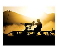 Ethell British Military Marines Bravo Jackal Afghanistan Photo Large Wall Art Poster Print Thick Paper 18X24 Inch