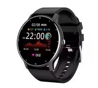 Ethelred Smart Watch ZL02C Pro Fashion Lady Bluetooth Call Answer Dial 1.28inch AI Voice Sports Fitness ZL02CPro Men Women Smartwatch (Black)
