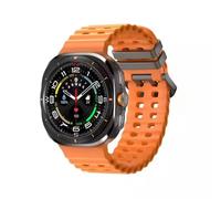 Ethelred W7 AMOLED Smart Watch Ultra 7 Ai Dail 3D Menu SOS Compass Men Women Bluetooth Call Wireless Charging Sport Smartwatch (Orange)