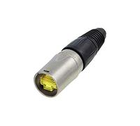 EtherCON Cable Connector, RJ45 Male, Nickel, Cable Diameter 3.5-8 mm, Rugged