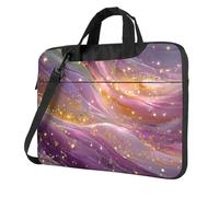 Ethereal Beauty Laptop Bag Portable Handbag, Safe Protective Inner Lining for Business Trip and Office Use, Black, 15.6 inch