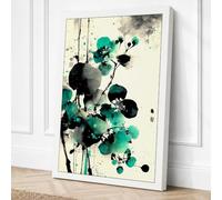 Ethereal Botanicals Boho Canvas Wall Art Print 30x20 Inch (76 x 51 cm)