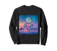 Ethereal Dreamcatcher Running Horses Night Sky Sweatshirt