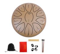 Ethereal Drum Percussions Instrument 11 Note Steel Tongue Drum for Adults Beginner Kids Handpans with Drumstick Ethereal Percussions Instrument with Drumstick for Meditations