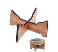 Ethereal Drum Stand - Tongue Drum Stand | Wooden Tongue Drum Stand, Percussion Instrument Stand, Professional Hand Drum Display Stand for Drum