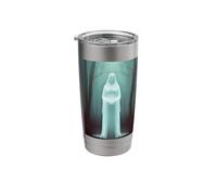 Ethereal Enigma: Mysterious Ghostcore Aura Stainless Steel Insulated Tumbler