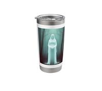 Ethereal Enigma: Mysterious Ghostcore Aura Stainless Steel Insulated Tumbler