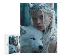 Ethereal Fantasy Wolf Queen Puzzle 1000 Teile Schwer Puzzle Spielzeug Lernspiel Impossible Herausforderungsspielzeug Für Erwachsene Kinder 500 PCS