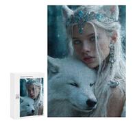 Ethereal Fantasy Wolf Queen Puzzle 1000 Teile Schwer Puzzle Spielzeug Lernspiel Impossible Herausforderungsspielzeug Für Erwachsene Kinder 300 PCS