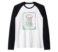 Ethereal Jellyfish Enchantment Print Raglan Baseball Tee
