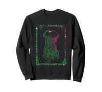 Ethereal Jellyfish Enchantment Print Sweatshirt