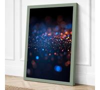 Ethereal Light Particles Canvas Wall Art Print 36x24 Inch
