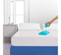 Ethereal Luxuries Double Mattress Protector Waterproof - Non-Noisy, Breathable & Anti-Allergy - Washable Fitted Cover for Double Bed - Soft Cotton Terry, Deep Fit for Ultimate Mattress Protection