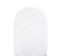 Ethereal Luxuries Moses Basket Mattress Protector, Anti Allergy & Breathable Quilted Protector, Hypoallergenic Baby Mattress Cover, Washable Thick Protector, Extra Fitted