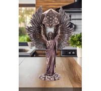 Ethereal Metatron Angel Bronze Effect Sculpture Figurine New & Boxed 35cm