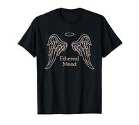 Ethereal Mood Angel Wings Halo Aesthetic for Dreamy Souls T-Shirt
