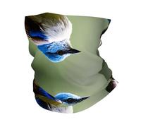 Ethereal Nightingale Bird Pattern Balaclava Face Mask For Men & Women - Uv Protection Neck Gaiter, Multi-Use Cycling Mask & Breathable Headband