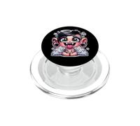 Ethereal Outcast: The Goth Cute Angel Graphic Design PopSockets PopGrip for MagSafe