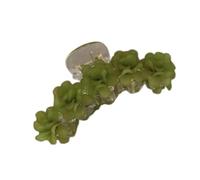 Ethereal Petal Hair Clip - The Perfect Accessory for Creating A Soft, Atmospheric Updo - Ladies' Hair Accessory - Ideal Gift for A Best Friend Or Girlfriend,Green
