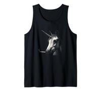 Ethereal Unicorn Portrait Dreamy Fantasy Creature Tank Top