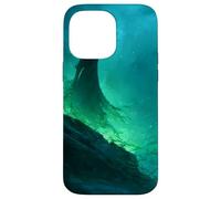 Ethereal Woman Underwater Green Glow Marine Art Case for iPhone 14 Pro Max