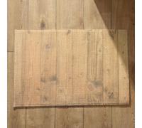 Ethereval Animal Doormats Mat Indoor Outdoor Wood Grain Artsy Doormats Mat Bathroom Quick Dry, Machine Washable, Absorbent Bath Mats 45x75cm