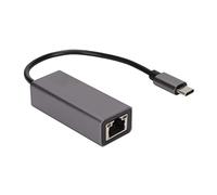 Ethernet Adapter, Aluminum Alloy Grey Type C Adapter Wide Application Stable Transmission for 9 for Pro for S9(100 trillion)