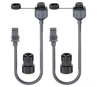 Ethernet Adapter Cable with RJ45 Coupler for Starlink V3 for Gen 3 Standard and Dish Antennas, Outdoor Network Connector for Stable Wired Internet Connection(2PCS)