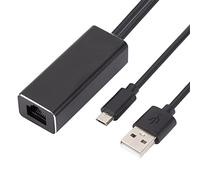 Ethernet Adapter for Chromecast and TV Stick 10/100 Mbps USB to RJ45 LAN Network Adapter for Fire TV Stick Chromecast Google Home Mini and More