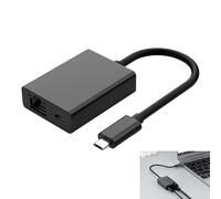 Ethernet Adapter for Fire TV Stick, Micro USB Port to Male RJ45 Adapter, LAN for Fore Stick Firebox Wired Internet Network 10/100Mbps Connector for Chromecast Google Home Mini Raspberry Pi Zero