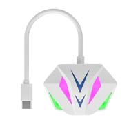 Ethernet Adapter for Laptop, Ethernet Adapter Type C | Fast Network Ethernet Adapter Type C | Stable Connection Ethernet Adapter Colorful RGB Lighting for Downloading File E S