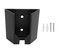 Ethernet Adapter Mount, Wall Mount Ethernet Adapter Bracket, Space Saving Cable Organizer for Indoor Use, Stylish ABS Holder with Screws for Home Office Network Setup (Black)