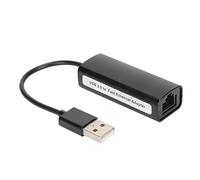 Ethernet Adapter USB, Add An RJ45 Ethernet Port Wireless Connection Faster, LAN Network Adapter, 100MBps Data Transfer Speed Suitable for Windows Operating System