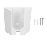Ethernet Adapter Wall Mount Bracket, Space Saving Ethernet Adapter Holder, Stylish ABS Wall Mount for Indoor Use with Screws, Compact Cable Organizer for Home Office (White)