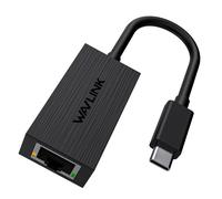 Ethernet Adapter, WAVLINK USB-C Gigabit Ethernet adapter to 10/100/1000Mbps Network RJ45 LAN Wired Adapter, Compatible for Windows, MacOS, Linux, Chrome OS, Laptop, PC