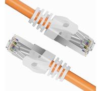 Ethernet Cable 5m Cat 7, Long Ethernet Cable 5m Indoor Orange LAN Network Cable Shielded SFTP RJ45 Gigabit 10Gbps Wifi Cable Patch Cord for Switch Router