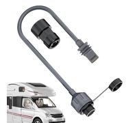 Ethernet Cable Adapter, High Speed Ethernet Adapter Waterproof Router Connector, Network Adapters Cable Extension To RJ45 Coupler Home Office