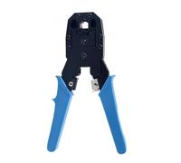 Ethernet Cable Crimping Tool for Cat5e Wire 3 in 1 Function Crimp Cut Stripper Phone Cable Connectors Steel Materials Heavy Duty Networking Pliers