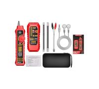 Ethernet Cable Tester, Wire Break Locator For Dog Fence, Network Fault Finder, RJ45 RJ11 Signal Detector, Distance Measurer, With Carry Case, Clear Digital Display & Convenient