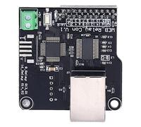 Ethernet Control Module Network Controller Board with RJ45 Interface, 16 Channel Relay Compatibility - Integrated Web Server, Dual Control, Remote Device Management