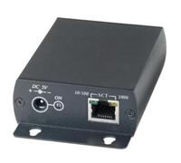 Ethernet IP Data/Signal Extender Repeater SR01, Extends IP and Data Over CAT5E/CAT6 up to 120 Meters, Supports 10/100/1000 Base-T, Plug and Play