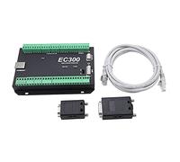 Ethernet Motion Controller, 3~6 Axis EC300 Control System Motion Controller Card Board for Mach3 with Ethernet Communication 24VDC(3 Axis)
