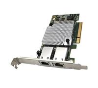 Ethernet Network Adapter for X540-T2 X540-AT2 with 10G PCI-E Dual RJ45 Ports, 20Gbps Full-Duplex, Compatible with for WINDOWS Server, for LINUX, for UNIX, Supports Jumbo Frames and VLAN