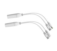 Ethernet Passive Injector and Splitter with RJ45 DC5.5x2.1 Mm Connector for Networking Ethernet Power Extension