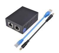 Ethernet Power Splitter 12V 5A Metal Case RJ45 10/100/1000Mbps Power Supply Separator Enhances Networking Efficiency Metal POE Splitter