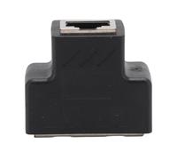 Ethernet Splitter 1 to 2 RJ45 LAN Network Internet Splitter Adapter for Home Office Stable Transmission Gold Plated Connectors up to 100Mbps Speed
