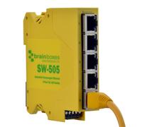 ETHERNET SWITCH, INDUSTRIAL 5 PORT SW-505 (BRAINBOXES) Qty X 1