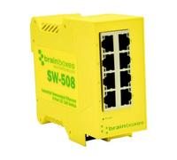 ETHERNET SWITCH, INDUSTRIAL 8 PORT SW-508 (BRAINBOXES) Qty X 1