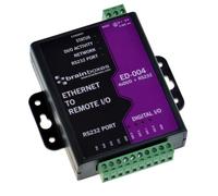 Ethernet to 4 Digital IO and RS232 Serial Port
